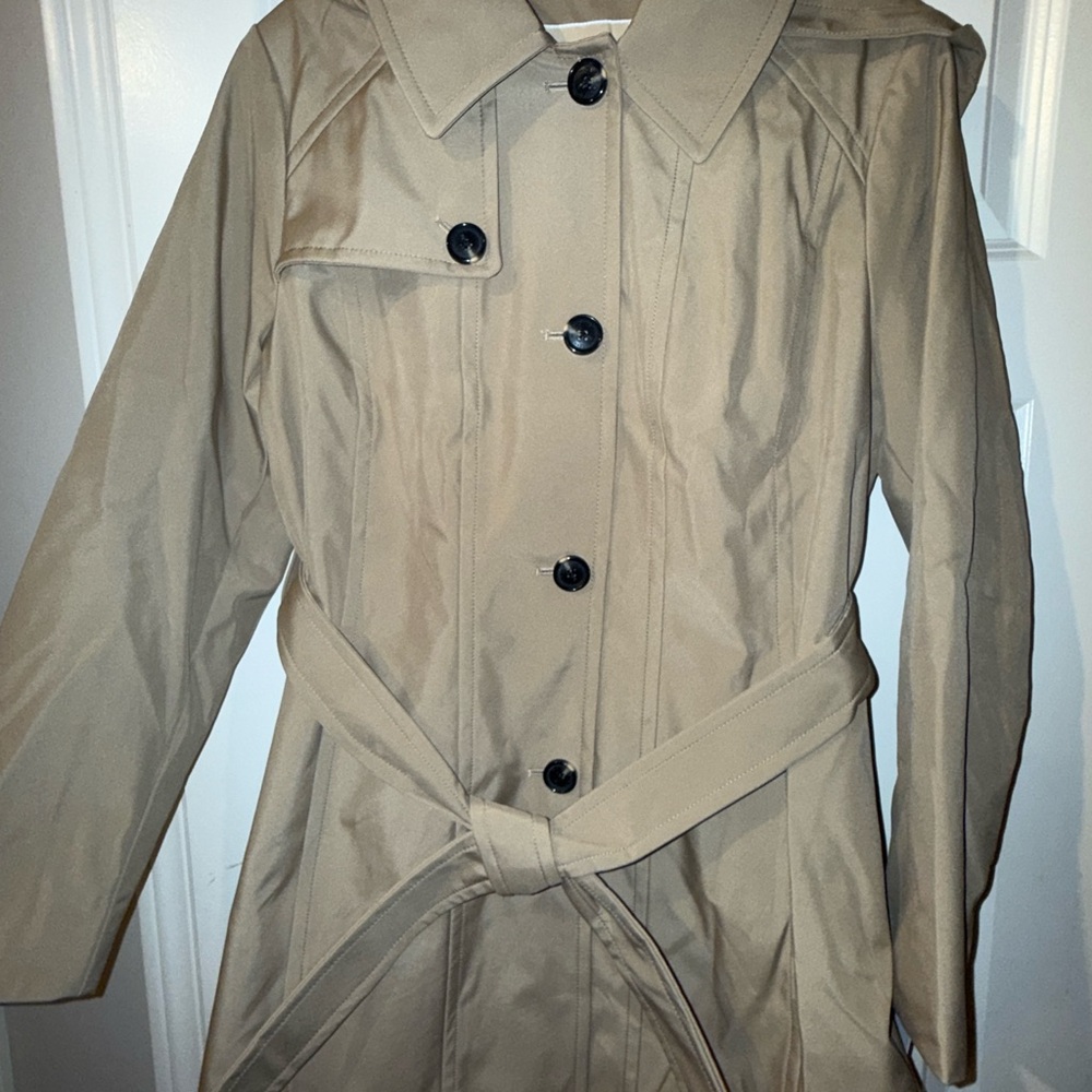 Michael Kors Beige Trench Coat with Belt